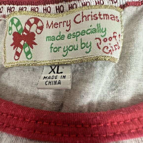 Vintage Made Especially For You Poof Girl XL Reindeer T Shirt Sequin Applique - Picture 3 of 9